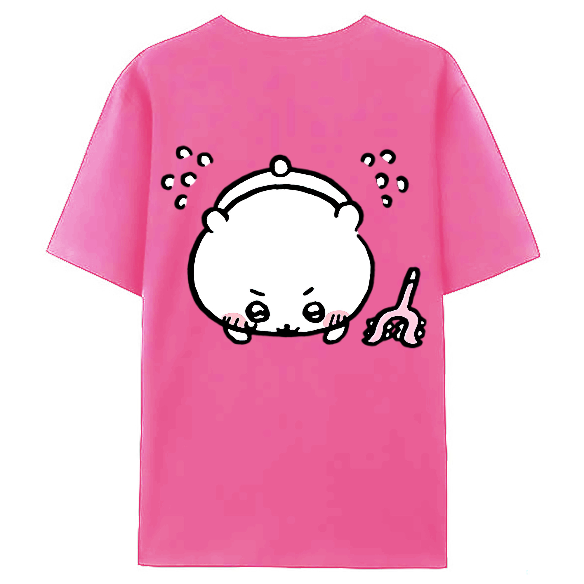 （画像用） ちいかわ ちいかわ Chii-kawa chiikawa レディース半袖Tシャツ(バックプリント)
